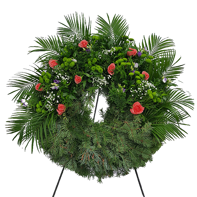 Santin, růže, alstromerie