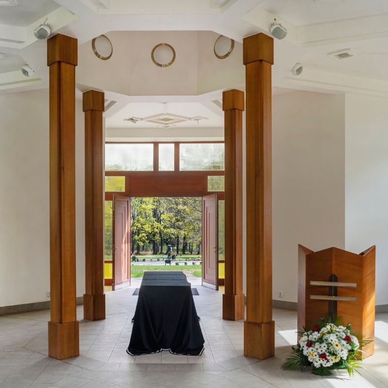 Obřadní síň u Louky rozptylu