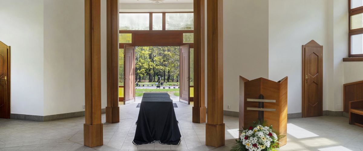 Obřadní síň u Louky rozptylu<br />
